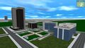 Looking at the hospital from southeast.