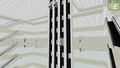The main mall's center atrium with the glass elevators (13 May 2026)